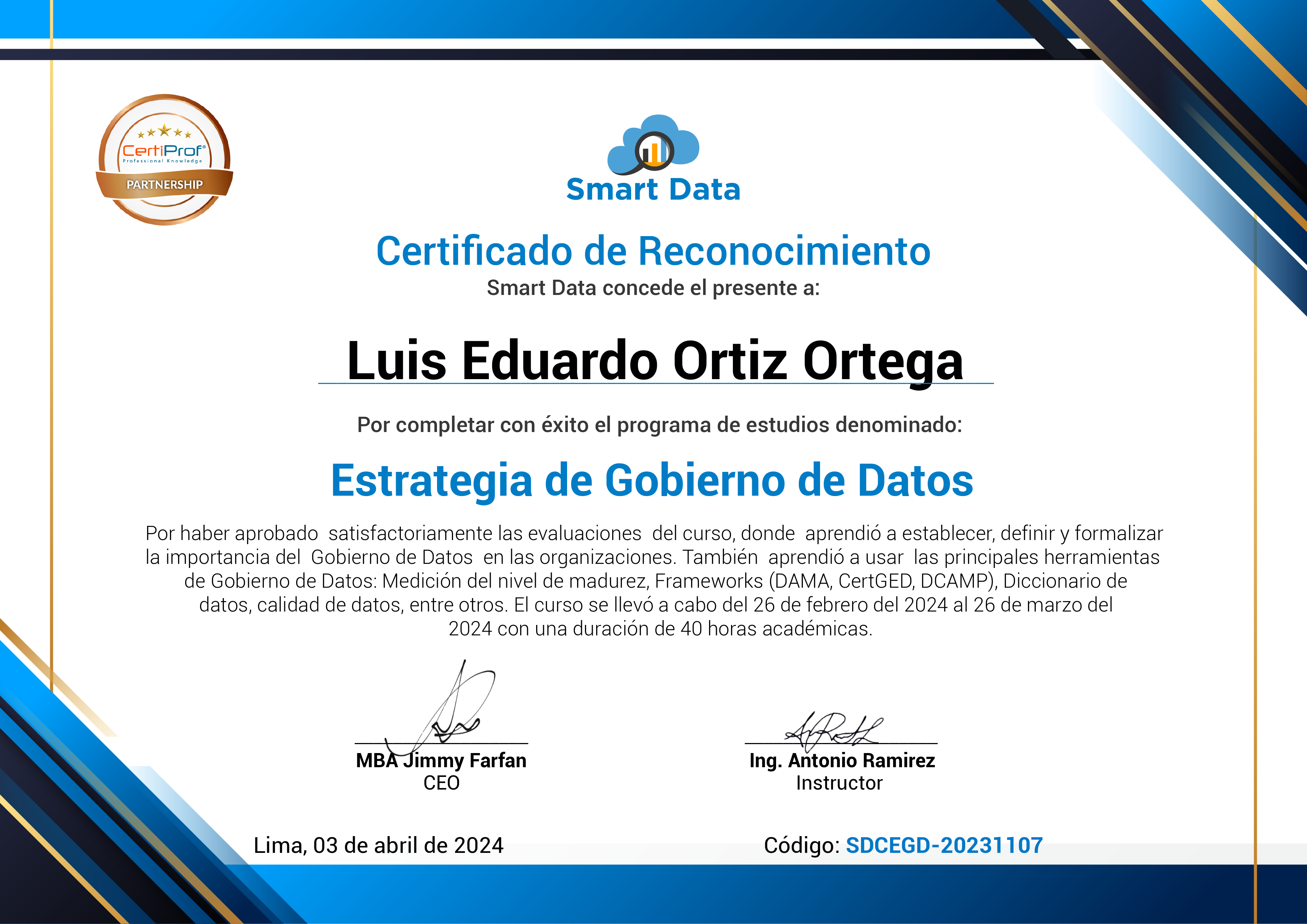 Certificado