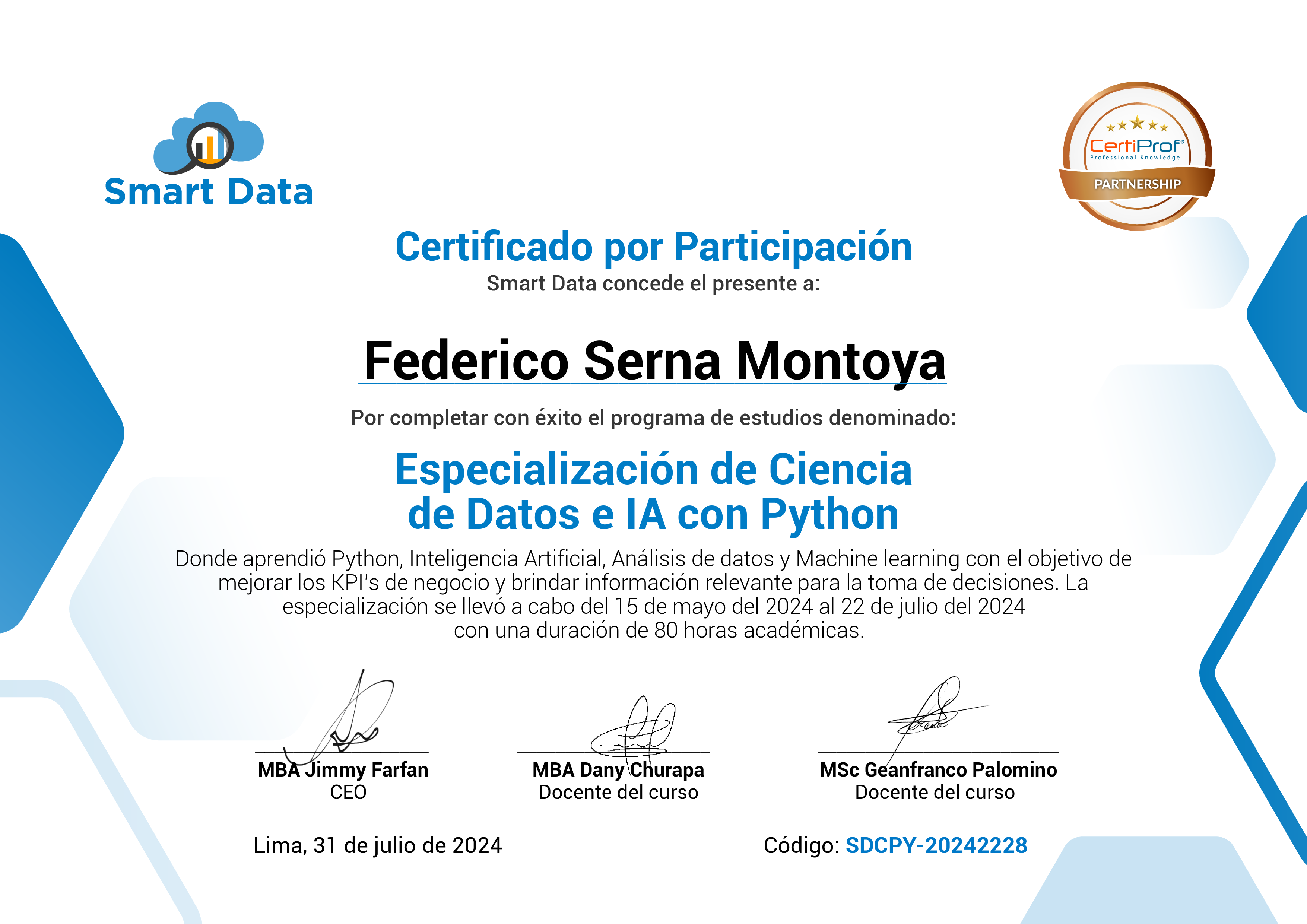 Certificado