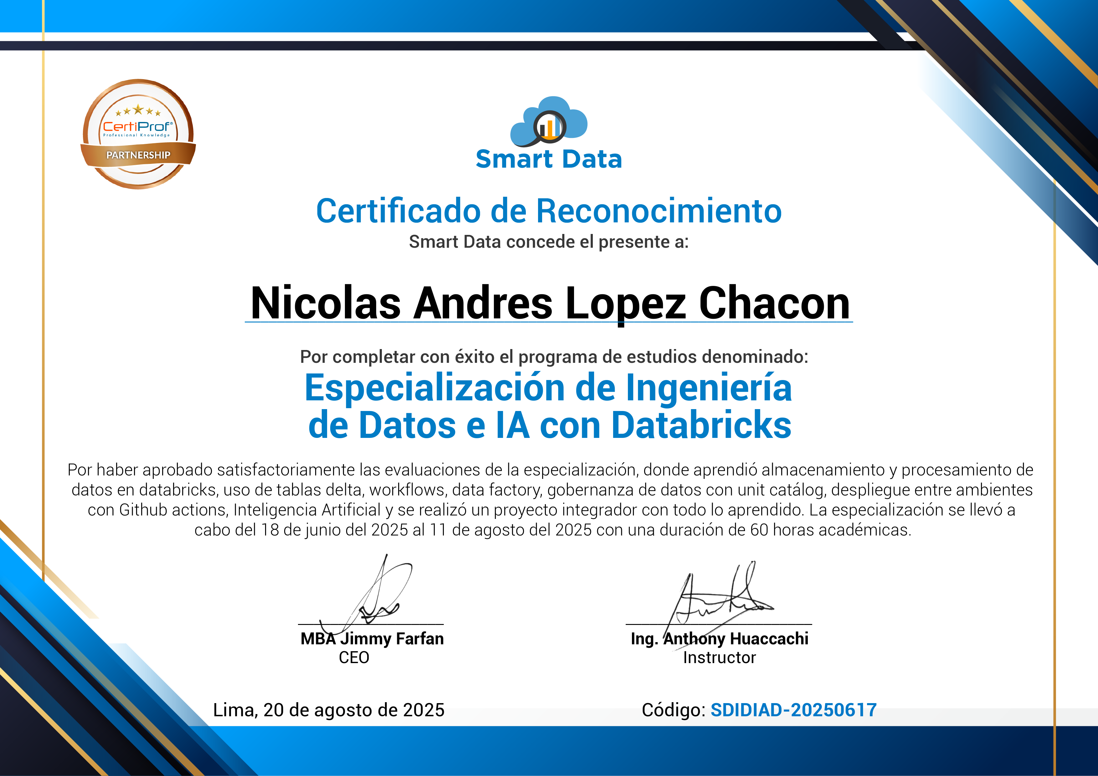 Certificado