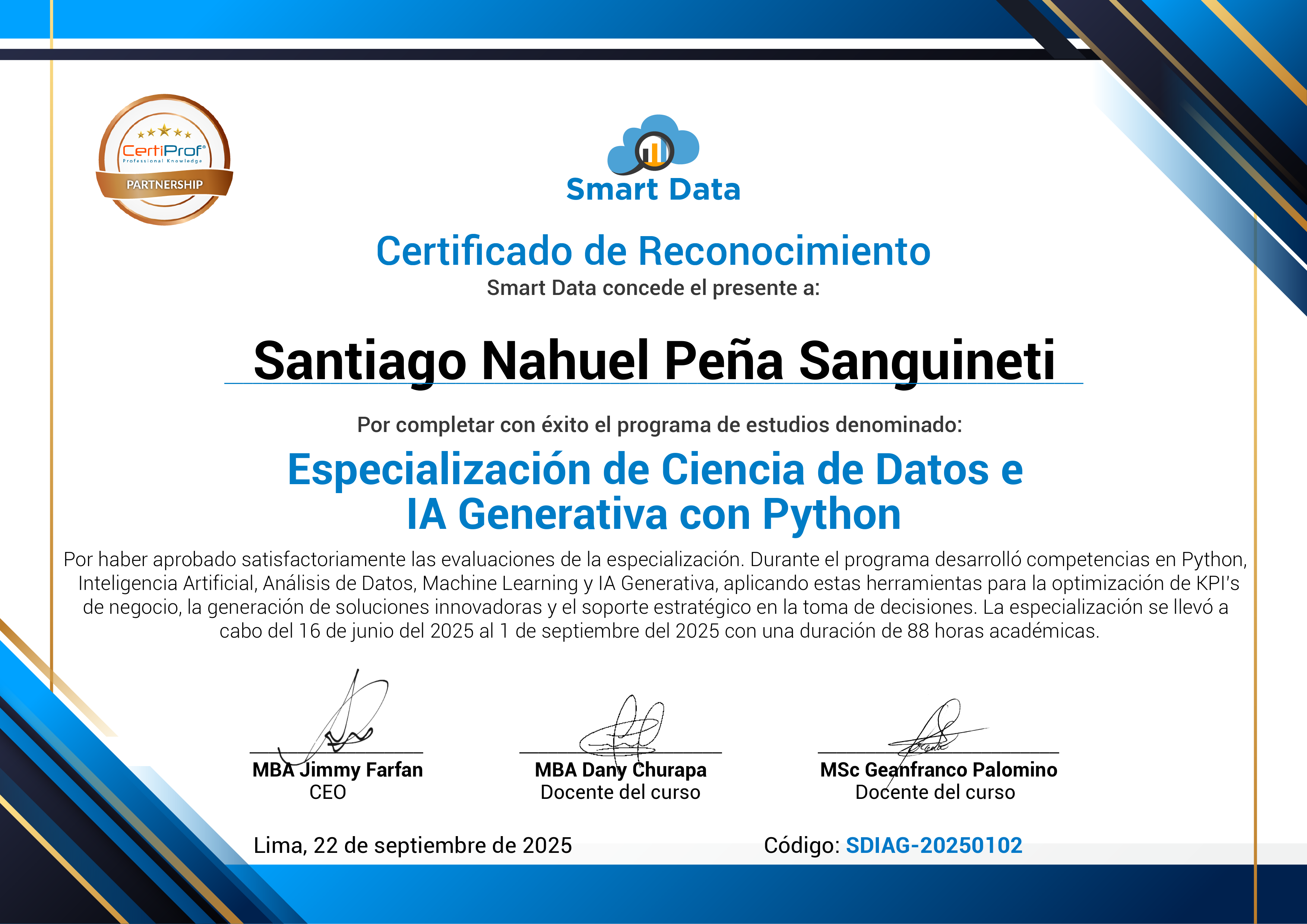 Certificado