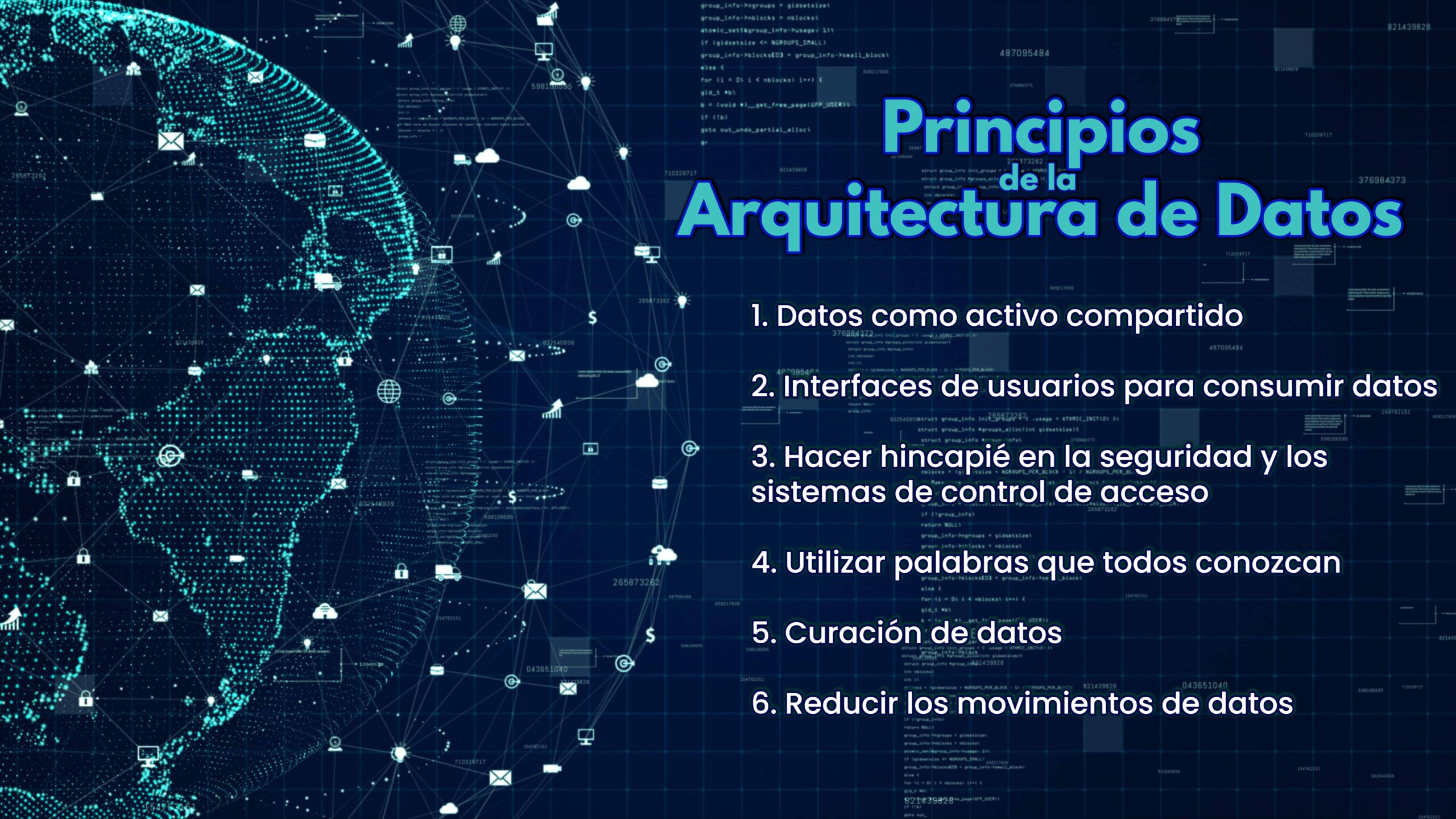 Principios de la arquitectura de datos