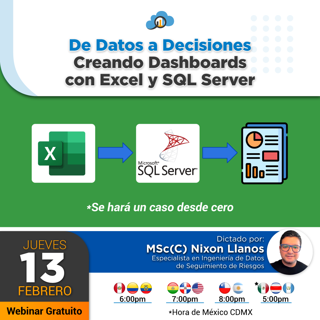 De Datos a Decisiones: Creando Dashboards con Excel y SQL Server