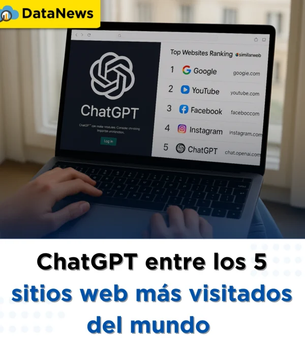 ChatGPT entre los 5 sitios web más visitados del mundo