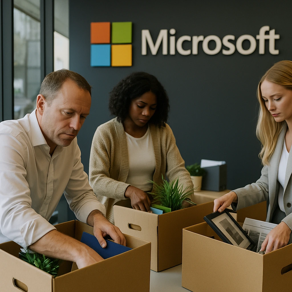 Despidos en Microsoft
