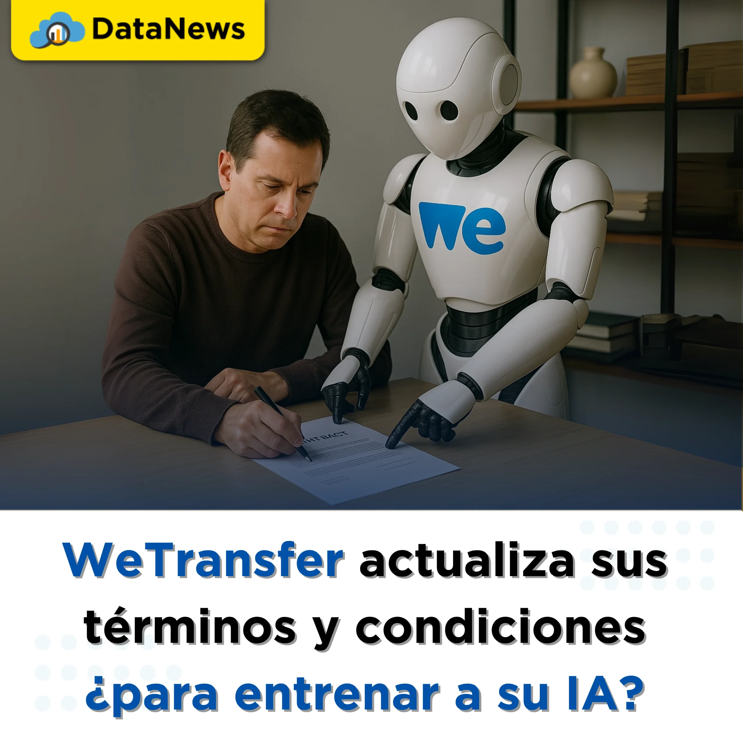 ¿WeTransfer entrena su IA con archivos de usuarios? : La polémica en su clausula que debes conocer