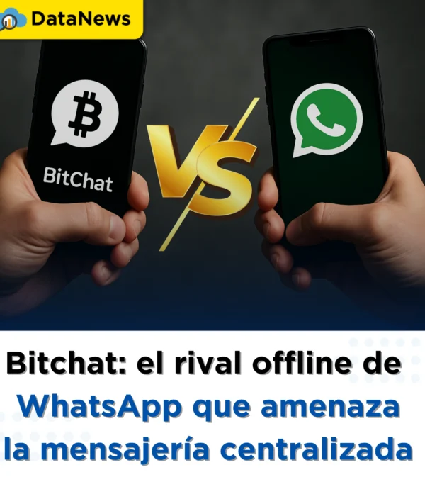 Bitchat: el rival offline de WhatsApp que amenaza la mensajería centralizada