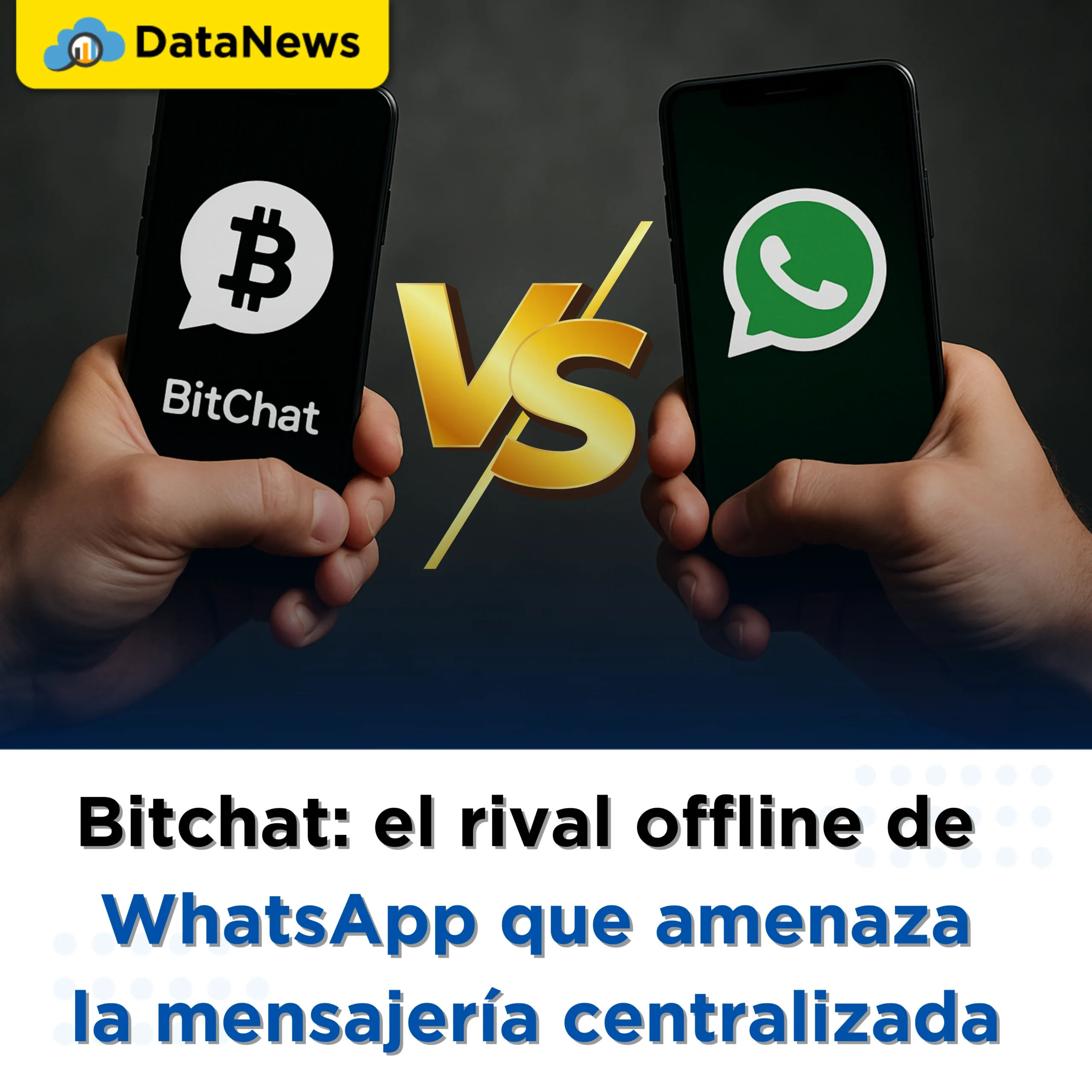 Bitchat: el rival offline de WhatsApp que amenaza la mensajería centralizada