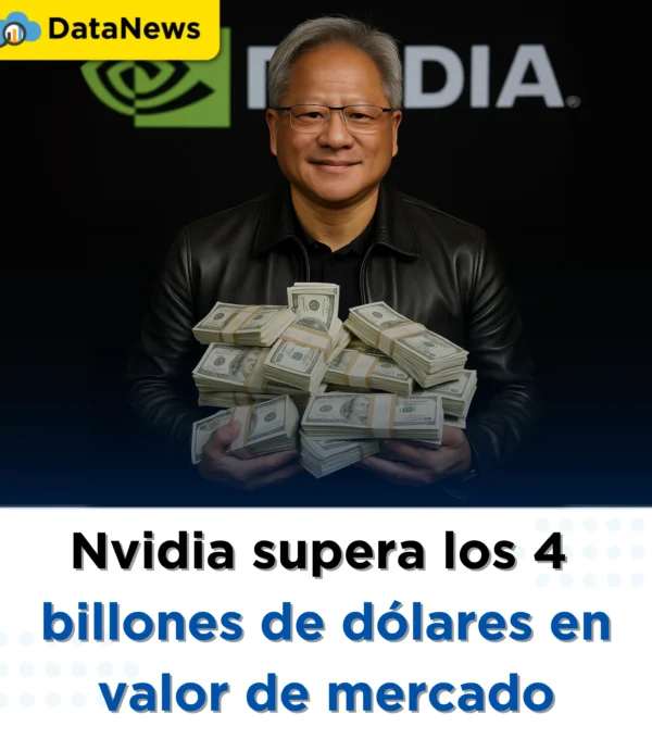 Histórico: Nvidia alcanza los 4 billones
