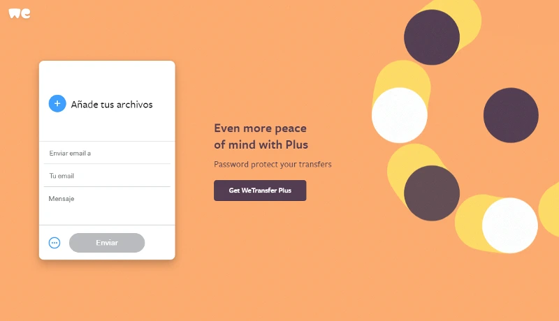 WeTransfer es usado mundialmente 