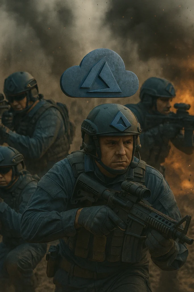 Azure usado en la guerra 