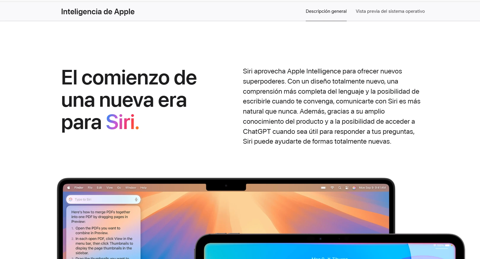Apple integrando ChatGPT en Siri
