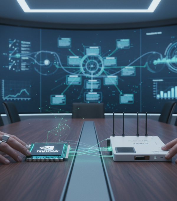 El plan detrás de la inversión: cómo NVIDIA y Nokia quieren transformar las redes en cerebros de inteligencia artificial