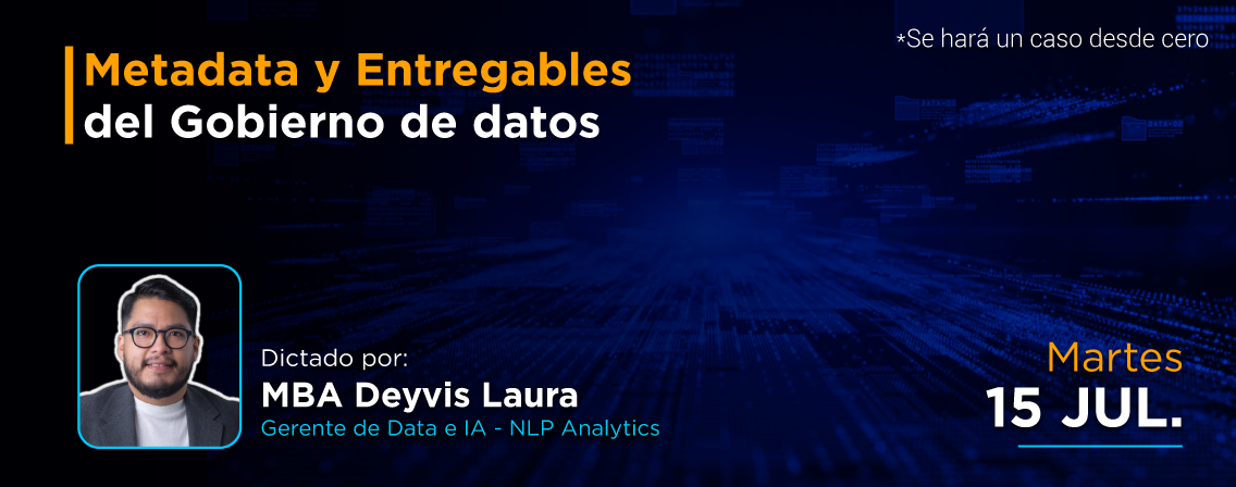 Metadata y Entregables del Gobierno de datos-banner