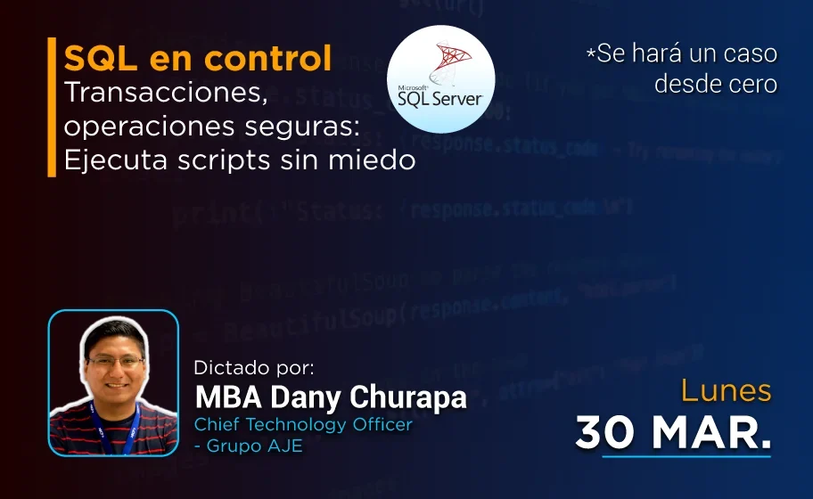 SQL en control Transacciones-web3