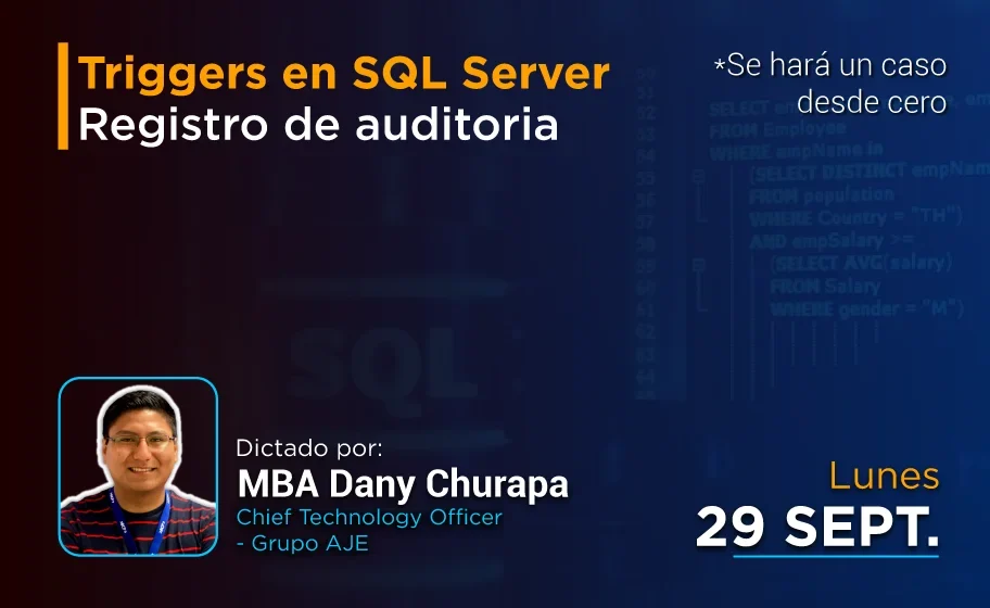 Triggers en SQL Server Registro de-web3